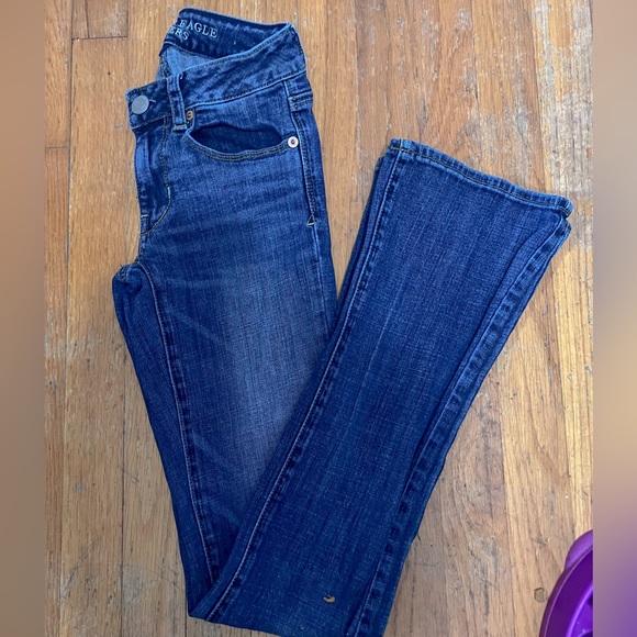 American Eagle Skinny Kick jeans size 00 - Picture 1 of 4